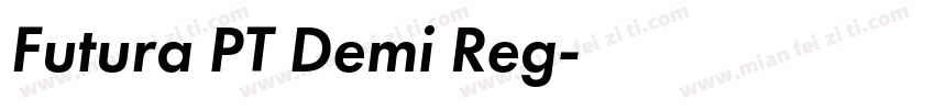 Futura PT Demi Reg字体转换